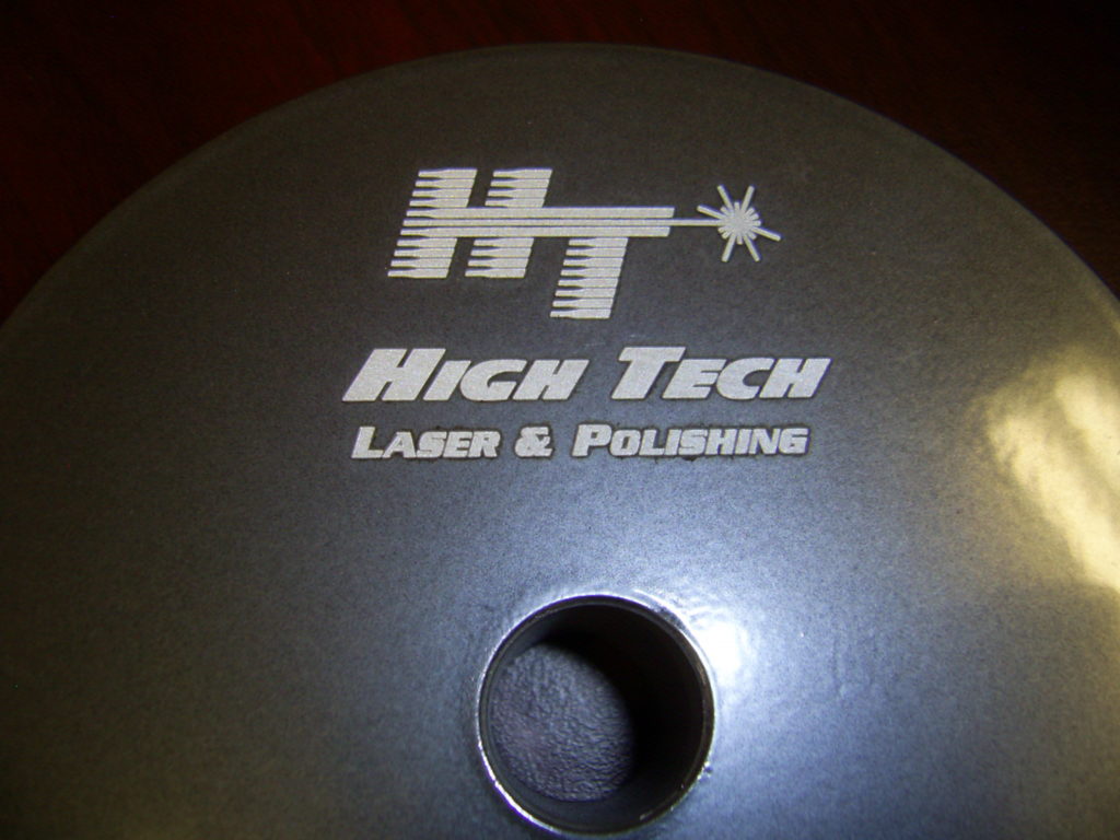 Laser Engraving on Powder Coat HT Laser